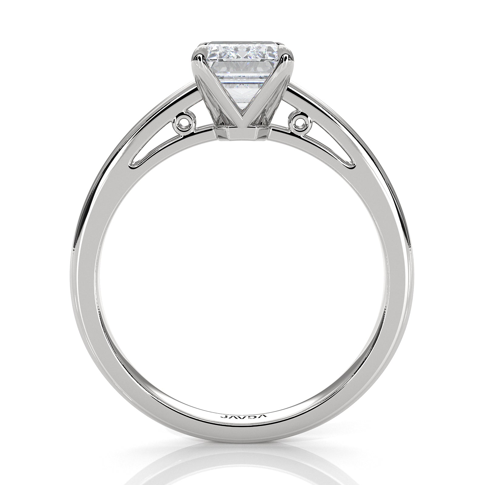 4.5g Lab Grown Diamond 6 Prong Solitaire Engagement Setting IGI Certified Ring 1.00 Ctw.
